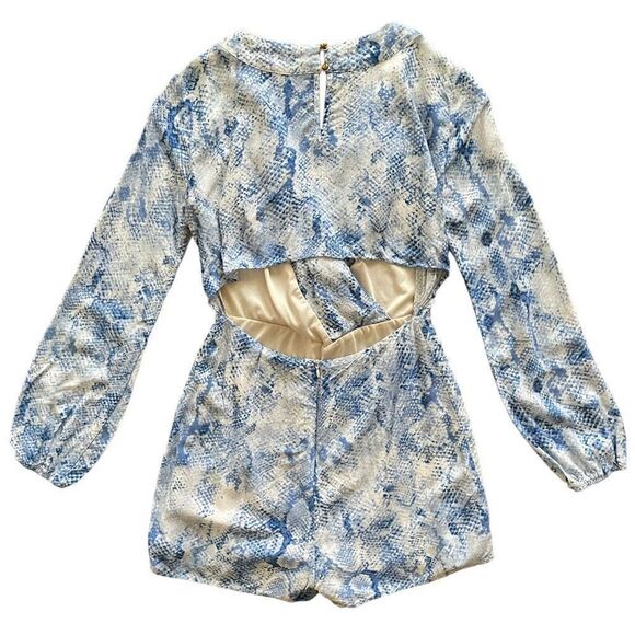 Ark & Co Romper Long Sleeve V Neck Size Small - Picture 4 of 8